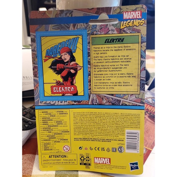 Hasbro Marvel Legends 3.75-inch Retro 375 Collection Elektra Action Figure Toy - Picture 2 of 2